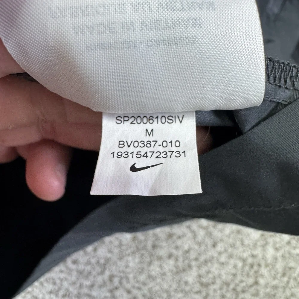 Nike Shield Victory Jacket Men's Size Medium Black Gray Quarter Zip BV0387-010